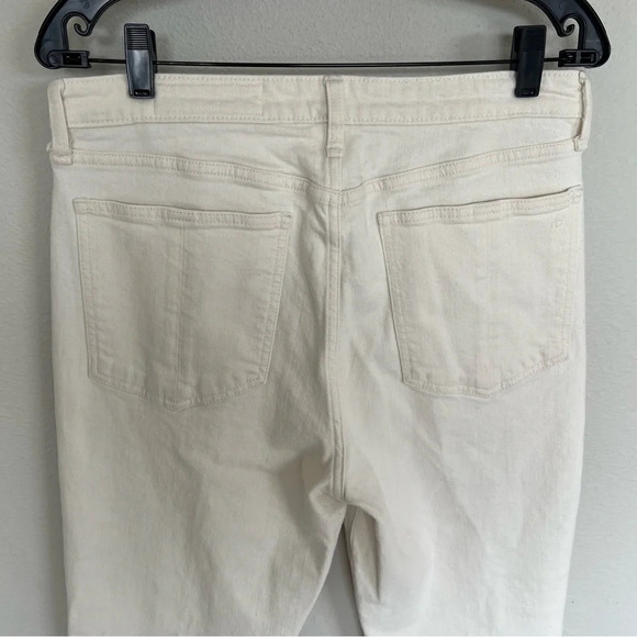 NWOT Rag & Bone Nina High Rise Ankle Slim Straight Cigarette Jeans Ecru Denim 32 - Picture 7 of 11